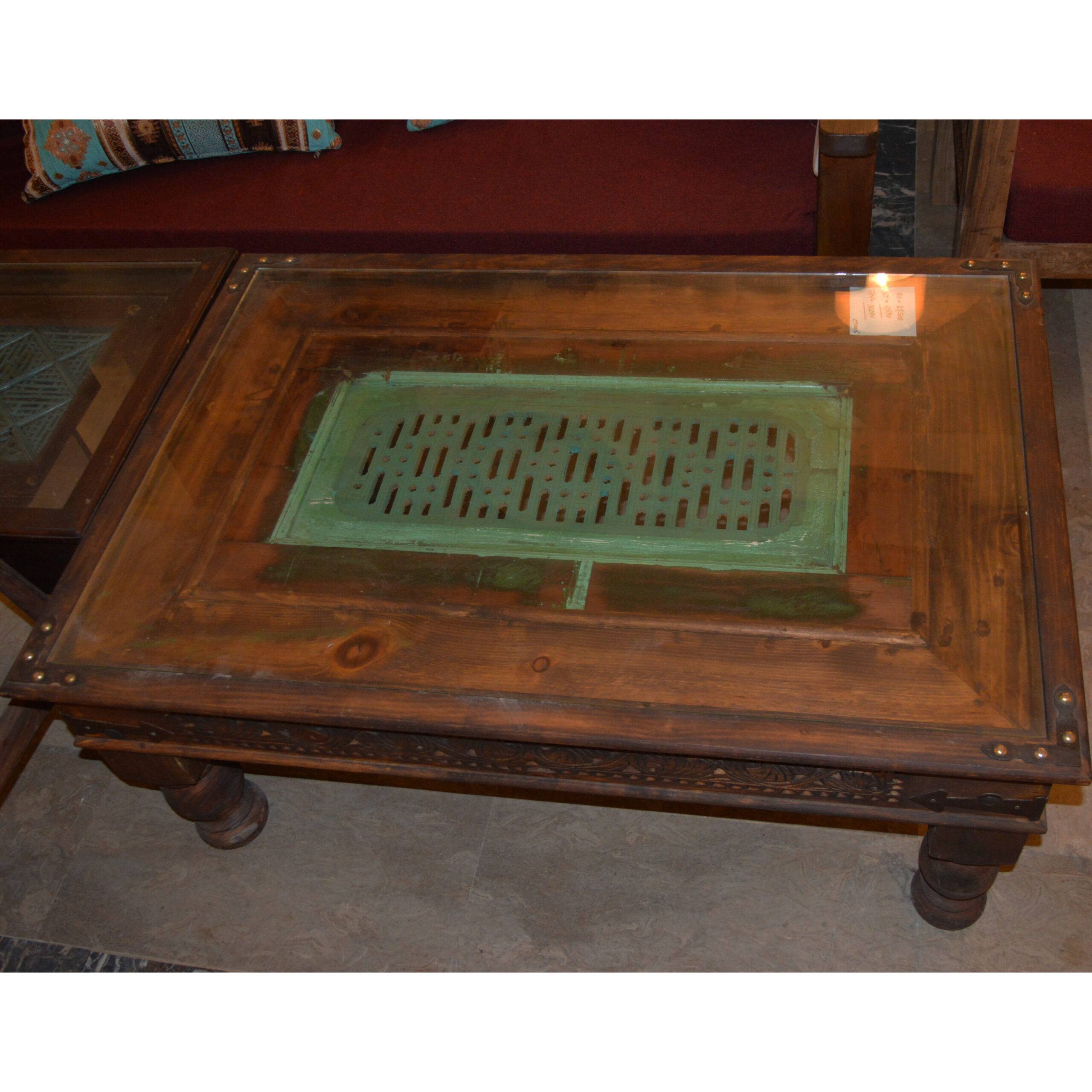 Wooden Jali Central Table(CT10015)