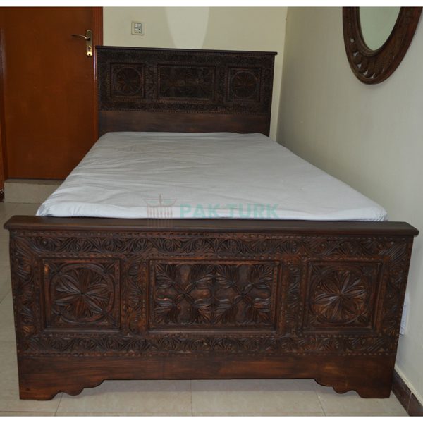 Carving Single Bed(BD10010) COTACT US FOR QUOTATION