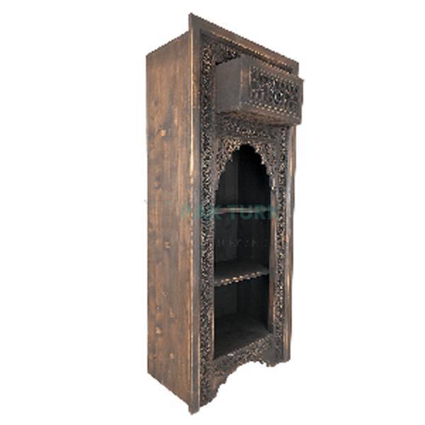 Carving Arch Book shelve(BS10044)