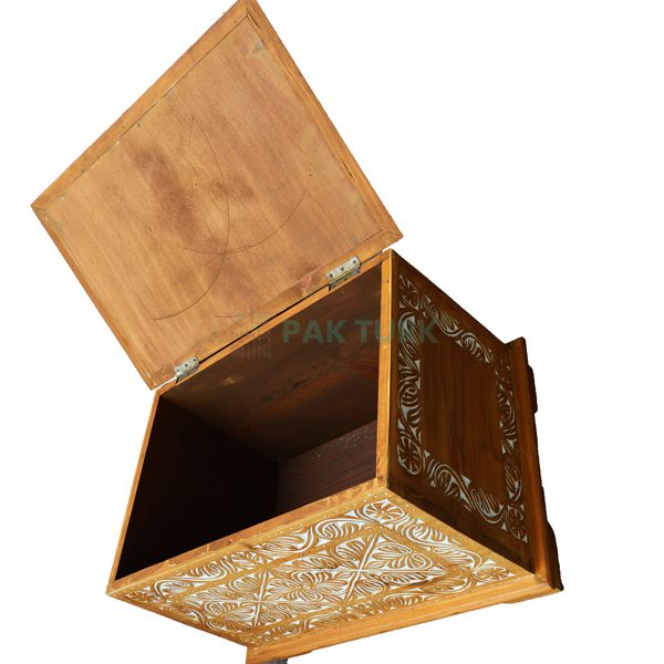 Carved Box with Cousion
