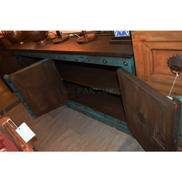 Turquiose Iron Sideboard(CB10017)