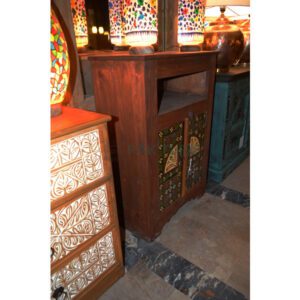 Small Painted Window Cabinet(CB10119)
